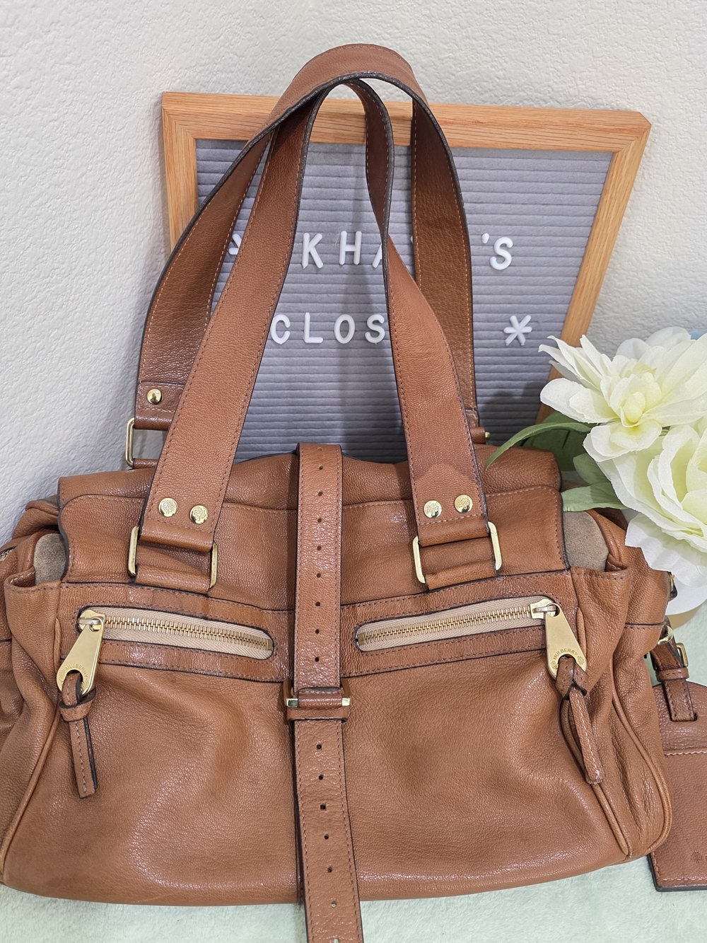 Authentic Vintage Mulberry Blenheim Leather Bag